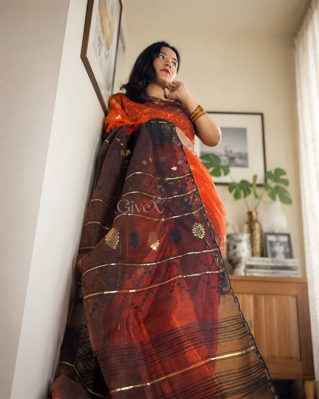 প্রিমিয়াম হ্যান্ডলুম জামদানি শাড়ি