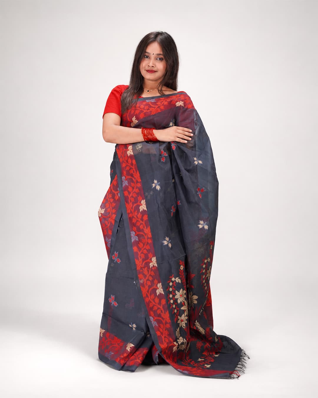প্রিমিয়াম সুতি শাড়ি (Premium Cotton Saree)