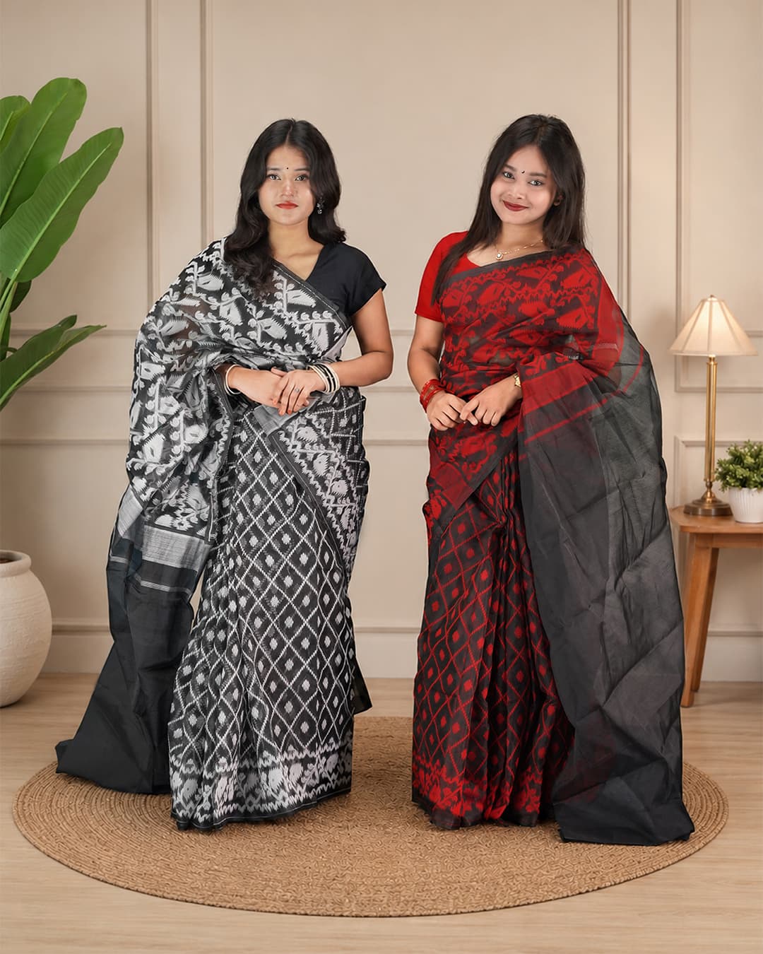 প্রিমিয়াম টিস্যু জামদানি শাড়ি